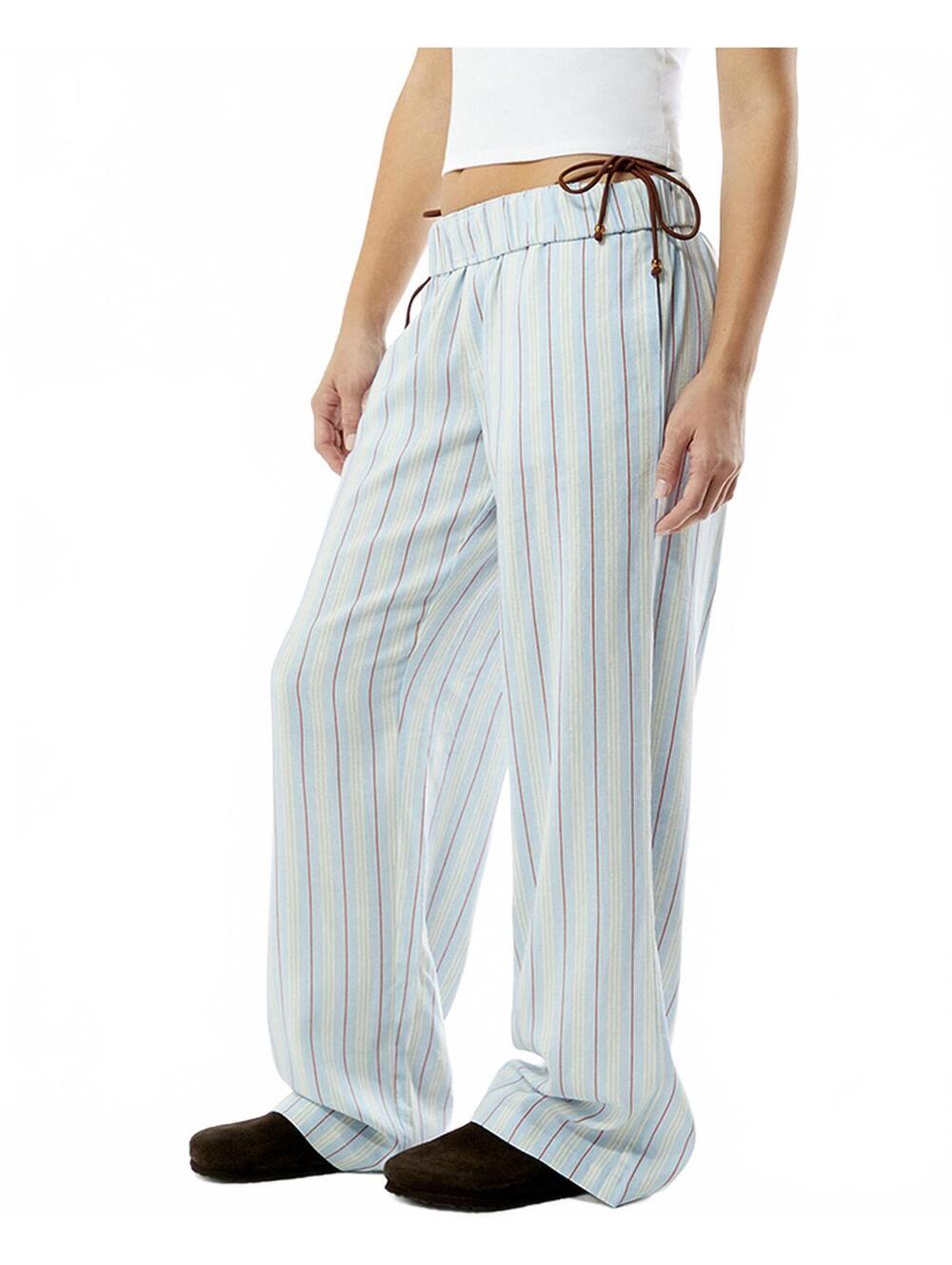 Pacsun Outer Banks Beachcomber Linen Boxer Pants Blue Stripe XS